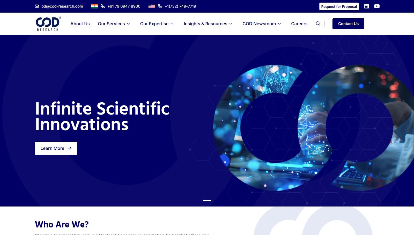 cod-research.com – Web Development & SEO – Aequitasinfotech.com – Ahmedabad